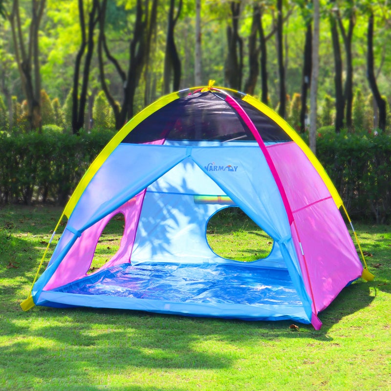 NARMAYÂ® Play Tent Easy Joy Dome Tent for Kids Indoor/Outdoor Fun - 60 x 60 x 44 inch - Image 4